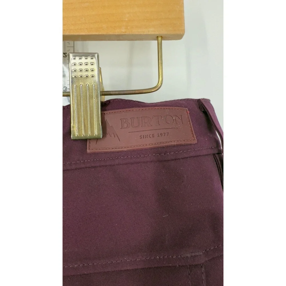 Burton Living Lining Snowboard‎ Pants Womens Medium Plum Purple Cargo Ski Pants